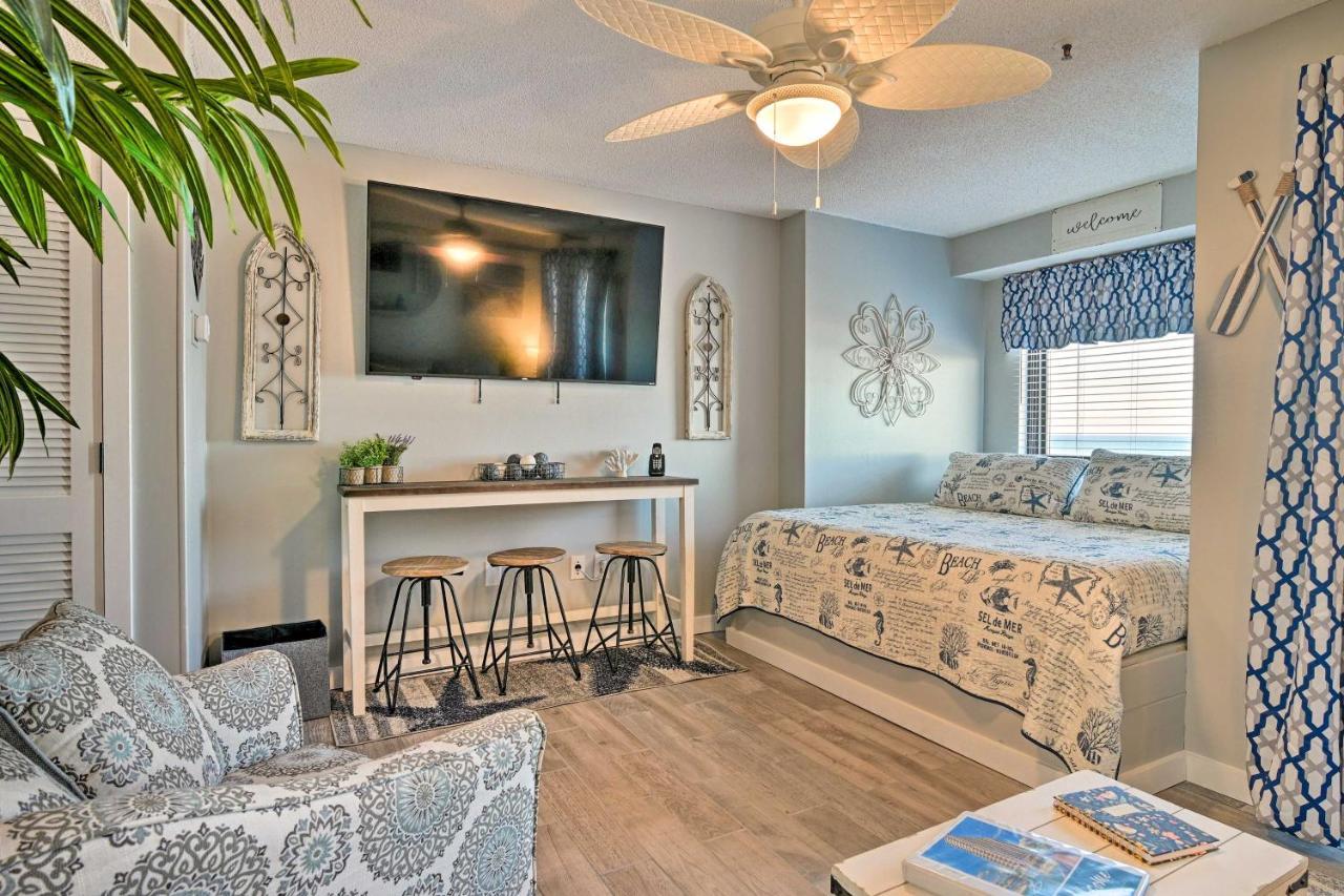 Renovated Oceanfront Resort Condo With Balcony Миртл-Бич Экстерьер фото